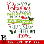 May be Christmas SVG, Christmas Movie Characters Svg Dxf Eps Png file