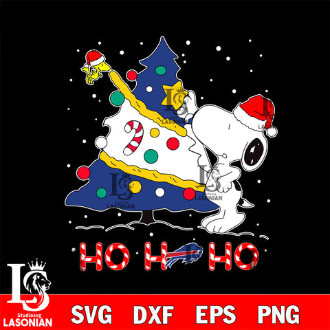 Buffalo Bills nfl svg, snoopy christmas , Ho Ho Ho svg eps dxf png file, digital download