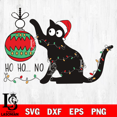 HO HO HO svg eps dxf png file , digital download