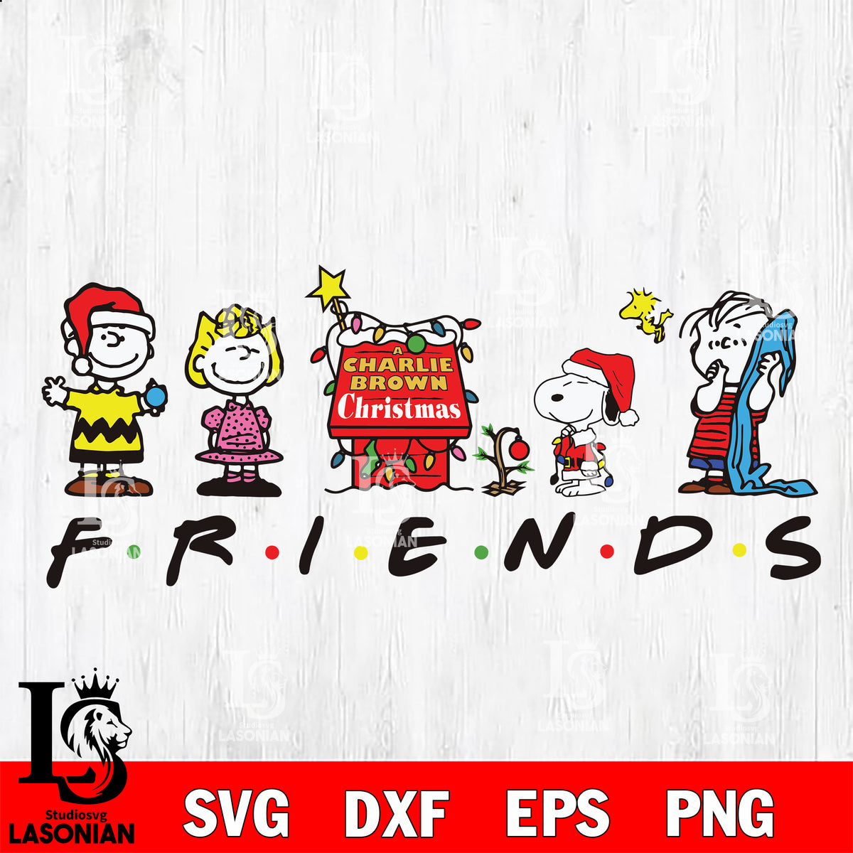 Friends christmas 16 svg eps dxf png file , Digital download – lasoniansvg