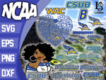 CSU Bakersfield Roadrunners svg eps dxf png file, bundle ncaa svg, ncaa svg