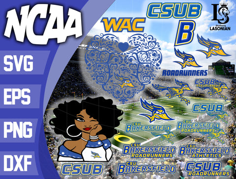 CSU Bakersfield Roadrunners svg eps dxf png file, bundle ncaa svg, ncaa svg