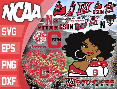 CSU Northridge Matadors svg eps dxf png file, bundle ncaa svg, ncaa svg