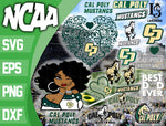 Cal Poly Mustangs svg eps dxf png file, bundle ncaa svg, ncaa svg