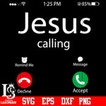 calling Jesus svg dxf eps png file
