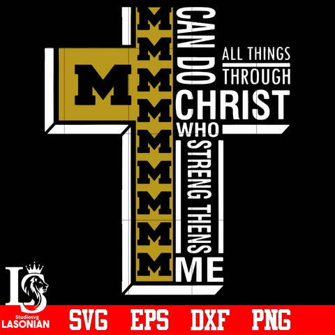 Can do all things through christ who strength thens me svg eps dxf png file