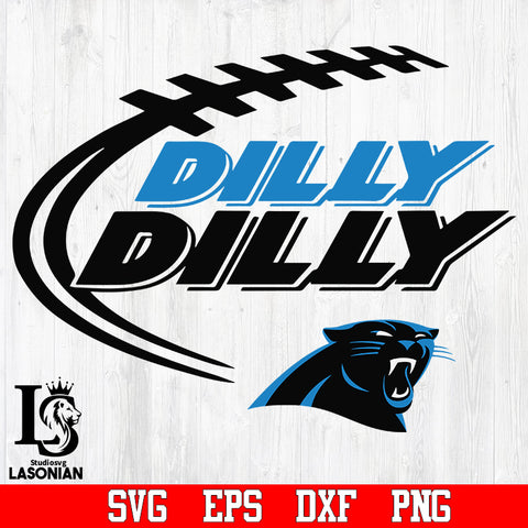 Carolina Panthers Dilly Dilly svg,eps,dxf,png file