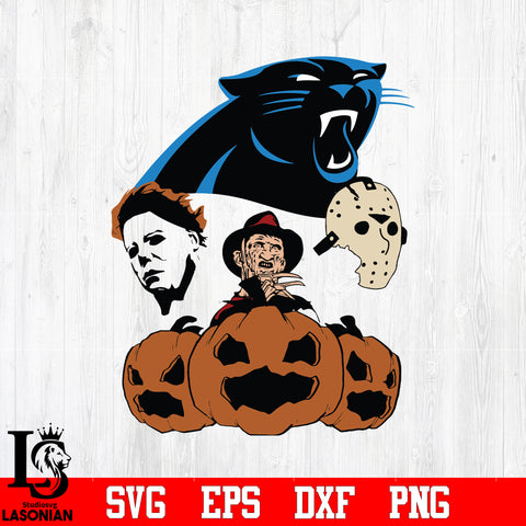 Carolina Panthers,_Jason_Scary,_Horror_Movie,Horror_film,_Halloween svg eps dxf png file