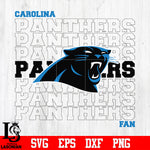 Carolina Panthers Fan Svg Dxf Eps Png file