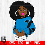 Carolina Panthers Girl Svg Dxf Eps Png file