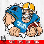 Carolina Panthers football player Svg Dxf Eps Png file