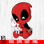 Cartoon Superhero, Deadpool  svg,eps,dxf,png file