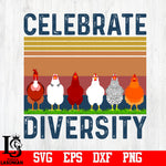 Celebrate Diversity chicken PNG file