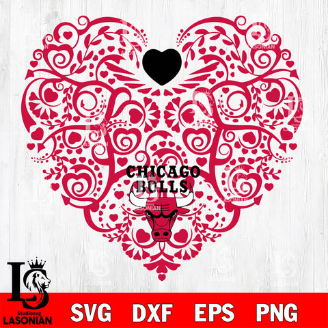 Chicago Bulls svg eps dxf png file