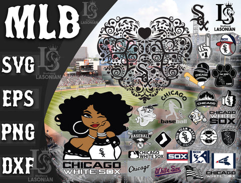 Chicago White Sox SVG Files, Cricut, Silhouette Studio, Digital Cut Files, New Jersey
