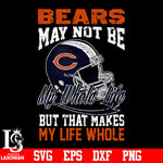 Chicago Bears, HELMET Bears svg eps dxf png file