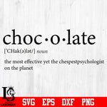 Chocolate definition, romantic, dictionary Svg Dxf Eps Png file Svg Dxf Eps Png file