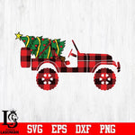 Christmas Tree jeep svg, png, dxf, eps digital file