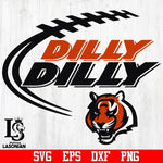 Cincinnati Bengals Dilly Dilly svg,eps,dxf,png file