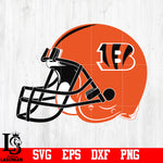 Cincinnati Bengals helmet svg,eps,dxf,png file