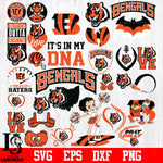Cincinnati Bengals Bundle, bundle Nfl, Bundle sport Digital Cut Files Svg Dxf Eps Png file