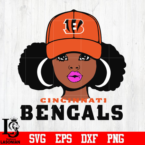 Cincinnati Bengals Girl svg eps dxf png file