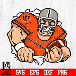Cincinnati Bengals football player Svg Dxf Eps Png file