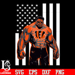 Cincinnati Bengals hulk flag svg eps dxf png file