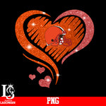 Cleveland Browns Heart PNG file