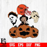 Cleveland Browns, Horror Movie,Horror film,Halloween svg eps dxf png file