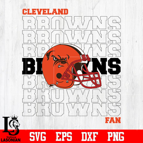Cleveland Browns Fan Svg Dxf Eps Png file