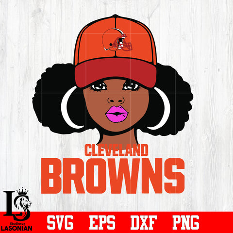 Cleveland Browns Girl svg eps dxf png file