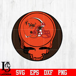 Cleveland Browns Skull Ball Svg Dxf Eps Png file Svg Dxf Eps Png file