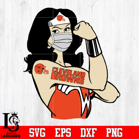 Cleveland Browns Wonder Woma Svg Dxf Eps Png file Svg Dxf Eps Png file