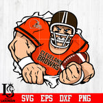 Cleveland Browns football player Svg Dxf Eps Png file