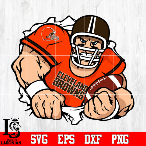Cleveland Browns football player Svg Dxf Eps Png file