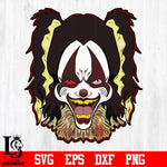 Clown svg, halloween svg, png, dxf, eps digital file