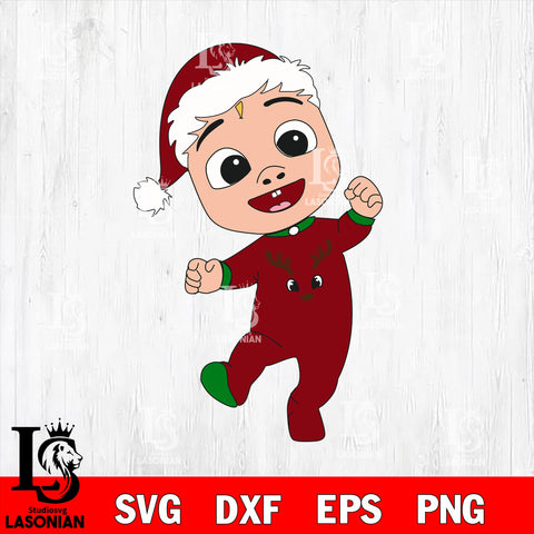 Cocomelon christmas 10 svg eps dxf png file