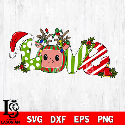 Cocomelon christmas 11 svg eps dxf png file