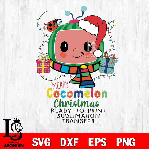 Cocomelon christmas 19 svg eps dxf png file