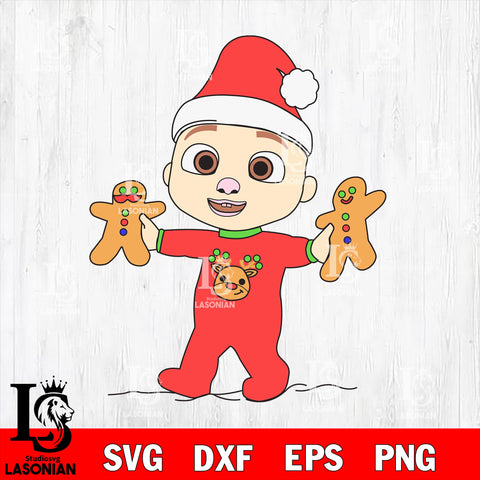 Cocomelon christmas 7 svg eps dxf png file