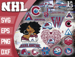 Bundle NHL svg, bundle logo Colorado Avalanche svg dxf eps png file
