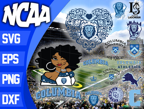 Columbia Lions svg,bundle Columbia Lions svg eps dxf png file, bundle ncaa svg, ncaa svg