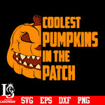 Coolest pumpkin in the patch svg eps dxf png file
