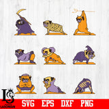 DOG svg,eps,dxf,png file