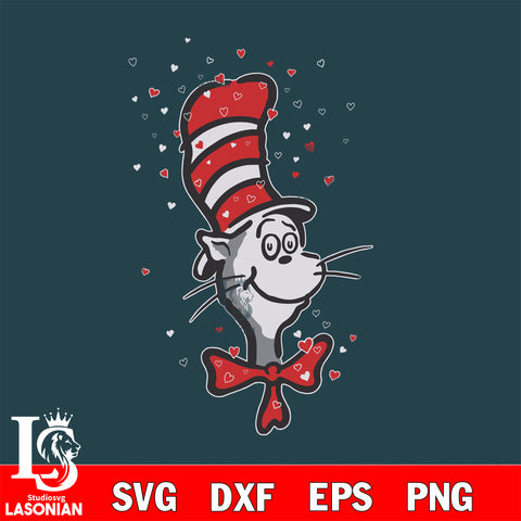 The cat evaporating heart svg, dxf, eps ,png file, digital download,Instant Download