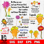 Dr Seuss svg , cat in the hat svg , bundle lorax svg, dxf, eps ,png file