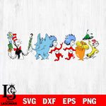 Dr Seuss svg , cat in the hat svg , little miss thing svg, dxf, eps ,png file