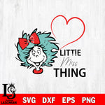 Dr Seuss svg , cat in the hat svg , little miss thing svg, dxf, eps ,png file