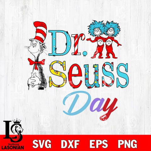Dr Seuss svg , cat in the hat svg , DR seuss day svg, dxf, eps ,png file